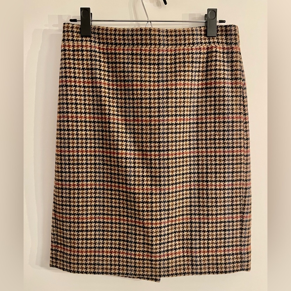J. Crew Factory Herringbone Skirt